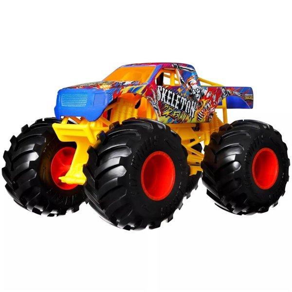 Машинка Hot Wheels Monster Trucks 1:24 Skeleton Crew купить,NaN