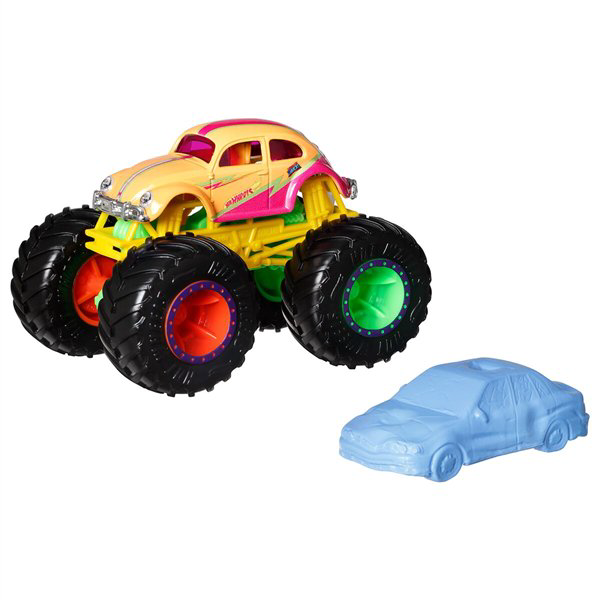 Машинка Hot Wheels Monster Trucks 1:64 Volkswagen Beetle купить,NaN