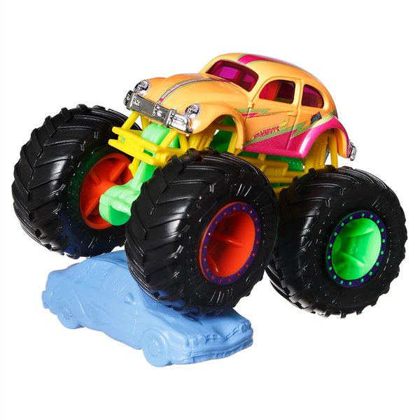 Машинка Hot Wheels Monster Trucks 1:64 Volkswagen Beetle купить,NaN