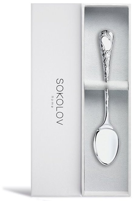 Ложка SOKOLOV 2301020006 вес 24.01 г серебро, без вставок - ForteMarket Ложка SOKOLOV 2301020006 вес 24.01 г серебро, без вставок купить,0
