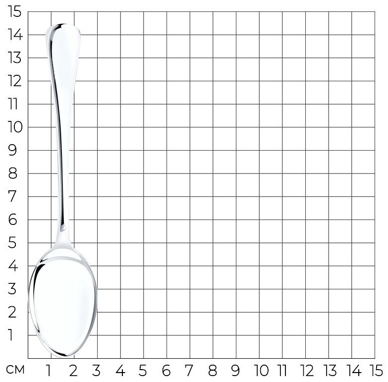 Ложка SOKOLOV 2301020001 вес 26.95 г серебро, без вставок