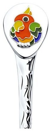 Ложка SOKOLOV 2304010067 вес 17.86 г серебро, эмаль - ForteMarket Ложка SOKOLOV 2304010067 вес 17.86 г серебро, эмаль купить,0