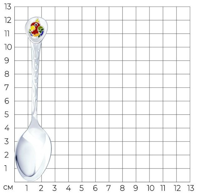 Ложка SOKOLOV 2304010067 вес 17.86 г серебро, эмаль купить,69999