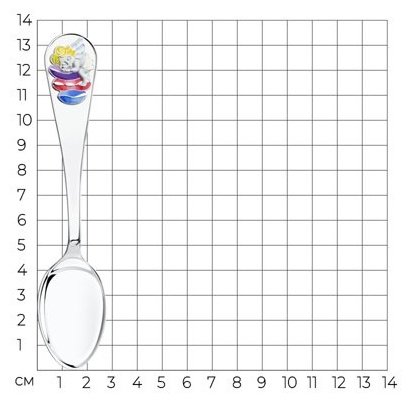 Ложка SOKOLOV 2304010016 вес 28.06 г серебро, эмаль