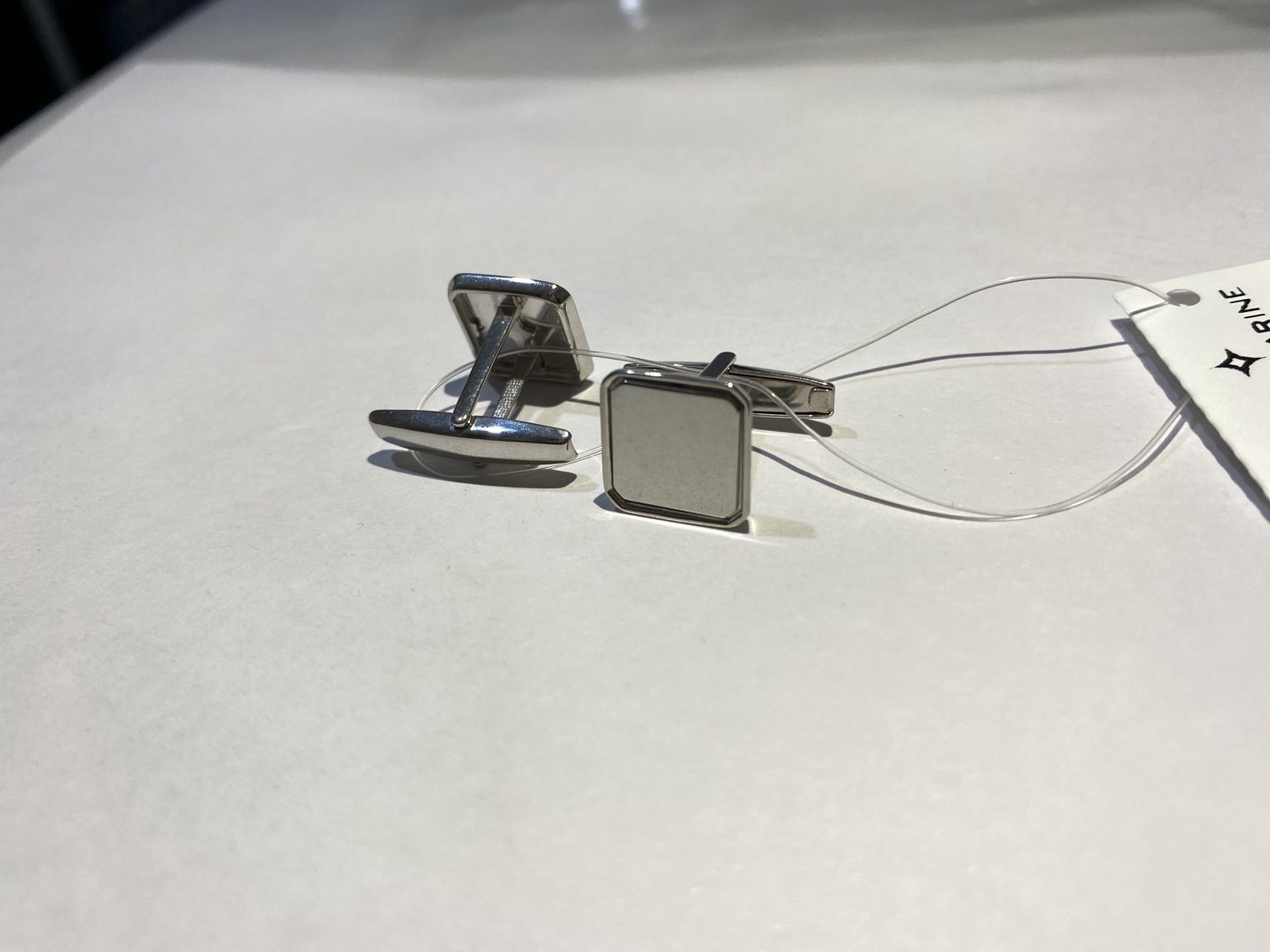 Запонки AQUAMARINE 72833.5 вес 4.9 серебро, без вставок купить,NaN