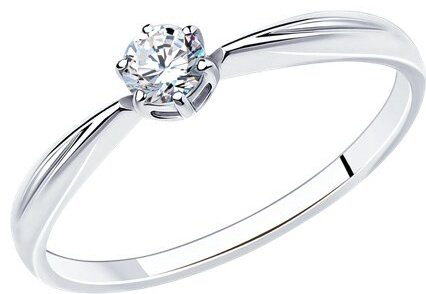 Diamant 94-110-01376-1-94-120-01376-1 вес 2.62 г 17 серебро, фианит купить,19494