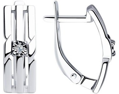 SOKOLOV SET-87010024_18 вес 4.06 г серебро, бриллиант - ForteMarket SOKOLOV SET-87010024_18 вес 4.06 г серебро, бриллиант купить,0