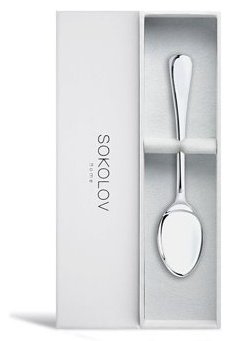 Ложка SOKOLOV 2301020001 вес 23.65 г серебро, без вставок купить,95405