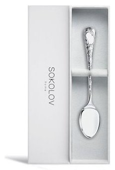 Ложка SOKOLOV 2301020006 вес 24.87 г серебро, без вставок купить,93550