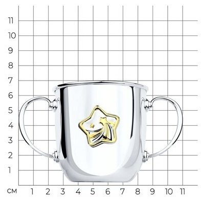 Кружка SOKOLOV 2302010042_п вес 90.42 г серебро, без вставок - ForteMarket Кружка SOKOLOV 2302010042_п вес 90.42 г серебро, без вставок купить,0