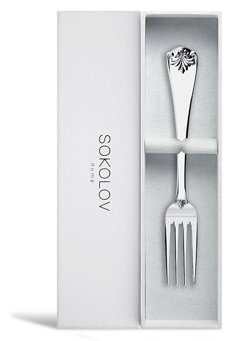 Вилка SOKOLOV 2301020018_s вес 25.56 г серебро, без вставок купить,NaN