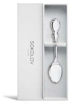 Ложка SOKOLOV 2301020021 вес 24.85 г серебро, без вставок - ForteMarket Ложка SOKOLOV 2301020021 вес 24.85 г серебро, без вставок купить,0