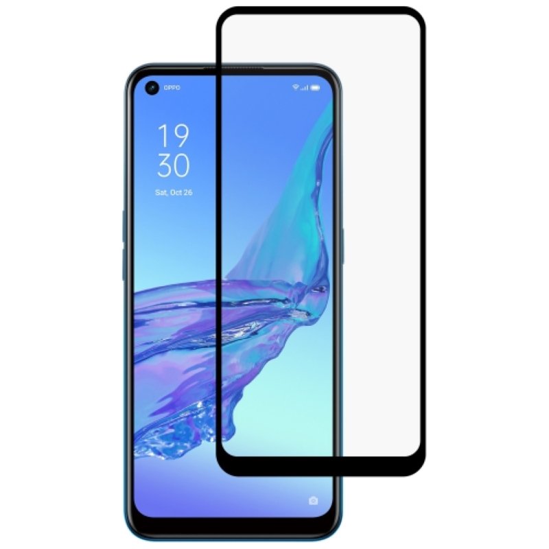 Стекло защитное Red Line Full Screen + Full Glue на Oppo A53 черное