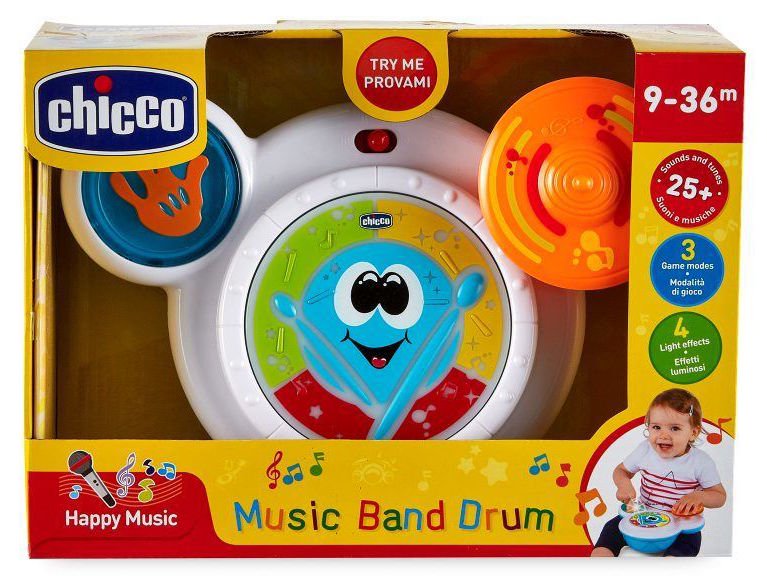 Игрушка музыкальная Chicco Барабан 00006993100000 купить,NaN