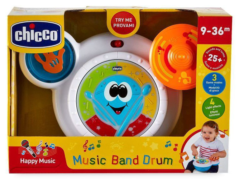 Игрушка музыкальная Chicco Барабан 00006993100000 купить,NaN