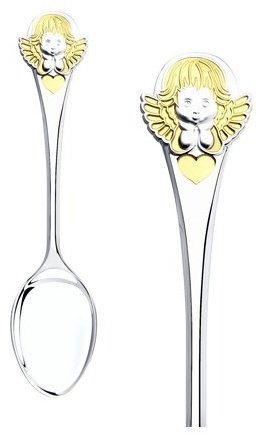 Ложка SOKOLOV 2302010002 вес 17.49 г серебро, без вставок - ForteMarket Ложка SOKOLOV 2302010002 вес 17.49 г серебро, без вставок купить,0