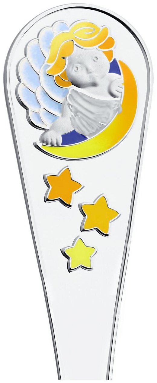 Ложка SOKOLOV 2304010013 вес 28.28 г серебро, эмаль купить,62073