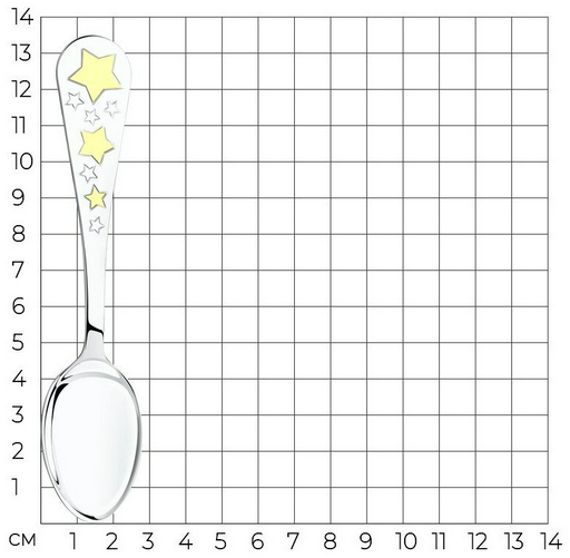 Ложка SOKOLOV 2302010006 вес 27.65 г серебро, без вставок