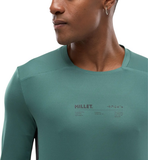 Футболка Millet Intense Ls XL MIV10362-N9300 Bottle Black купить,0
