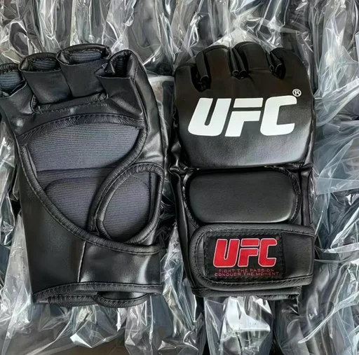Перчатки UFC для единоборств чёрные