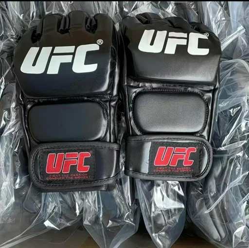 Перчатки UFC для единоборств чёрные