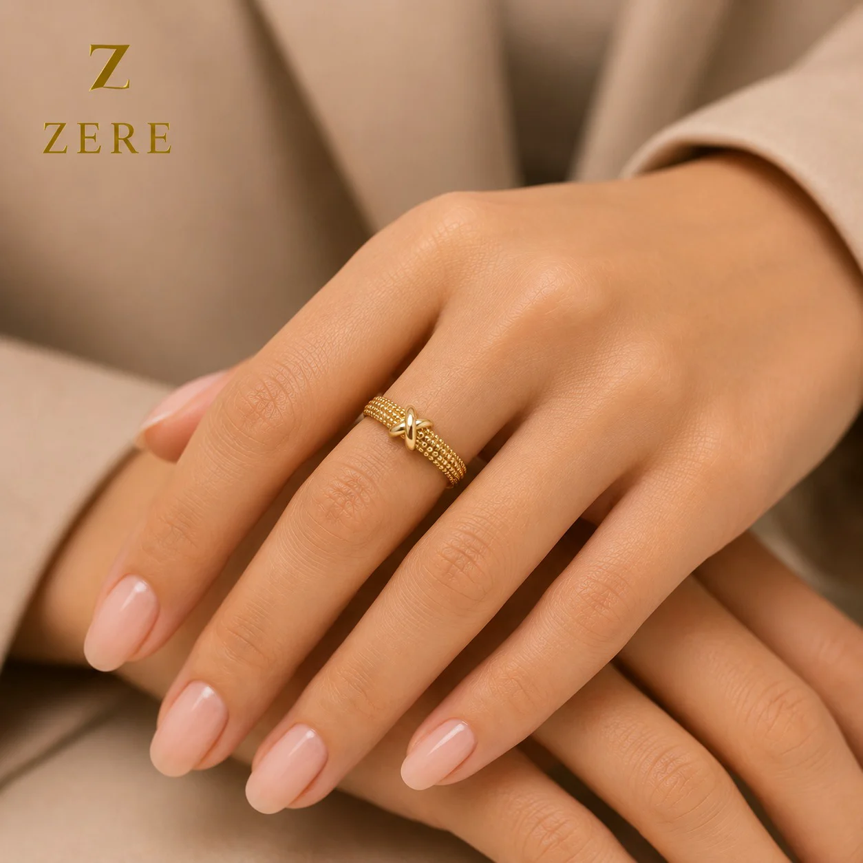 Кольцо Zere ZR260705 жёлтое золото 2.81гр 17.5р купить,228730