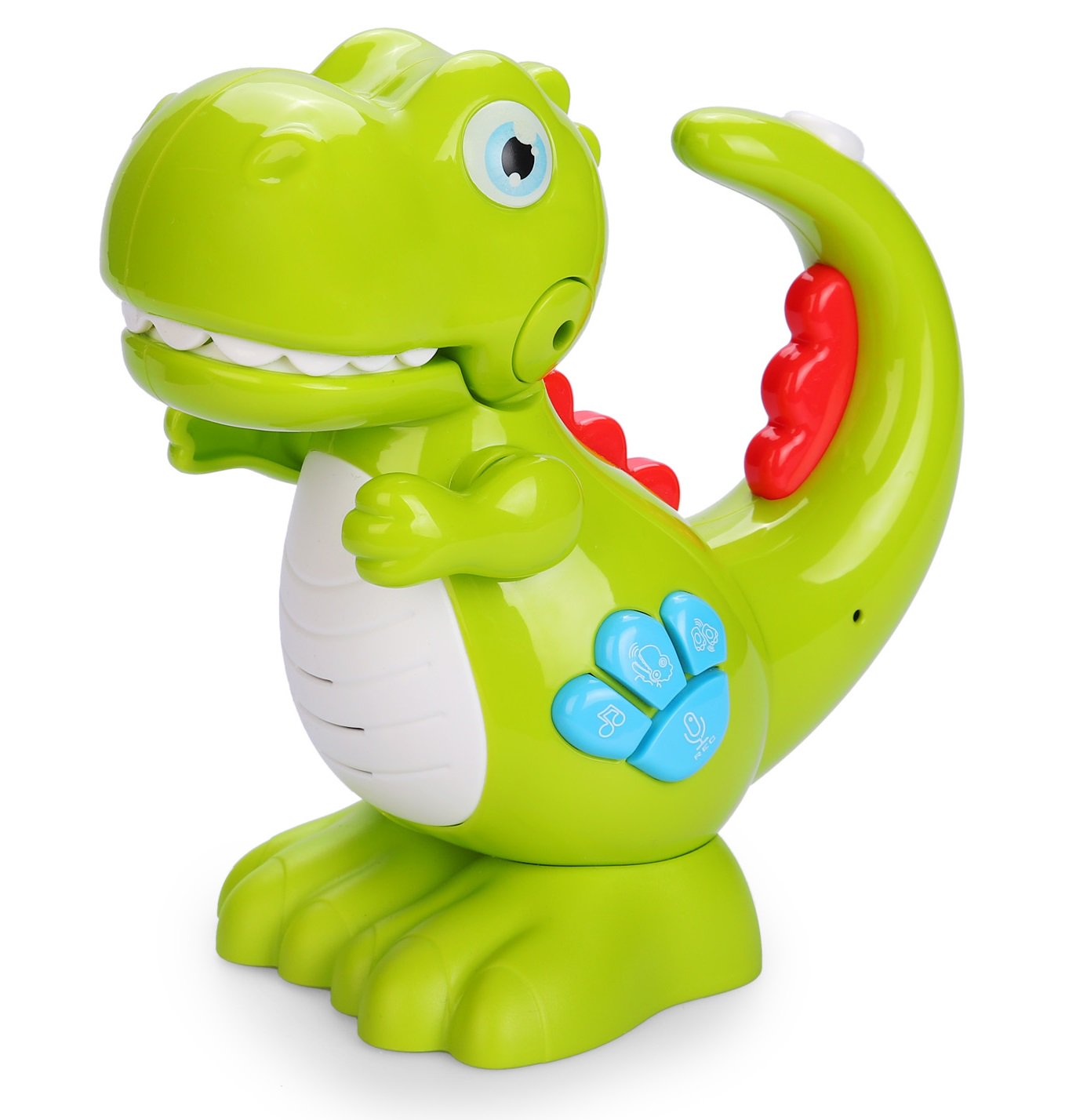 Игрушка музыкальная Happy Baby динозаврик Rexy 331851 зеленый купить,NaN