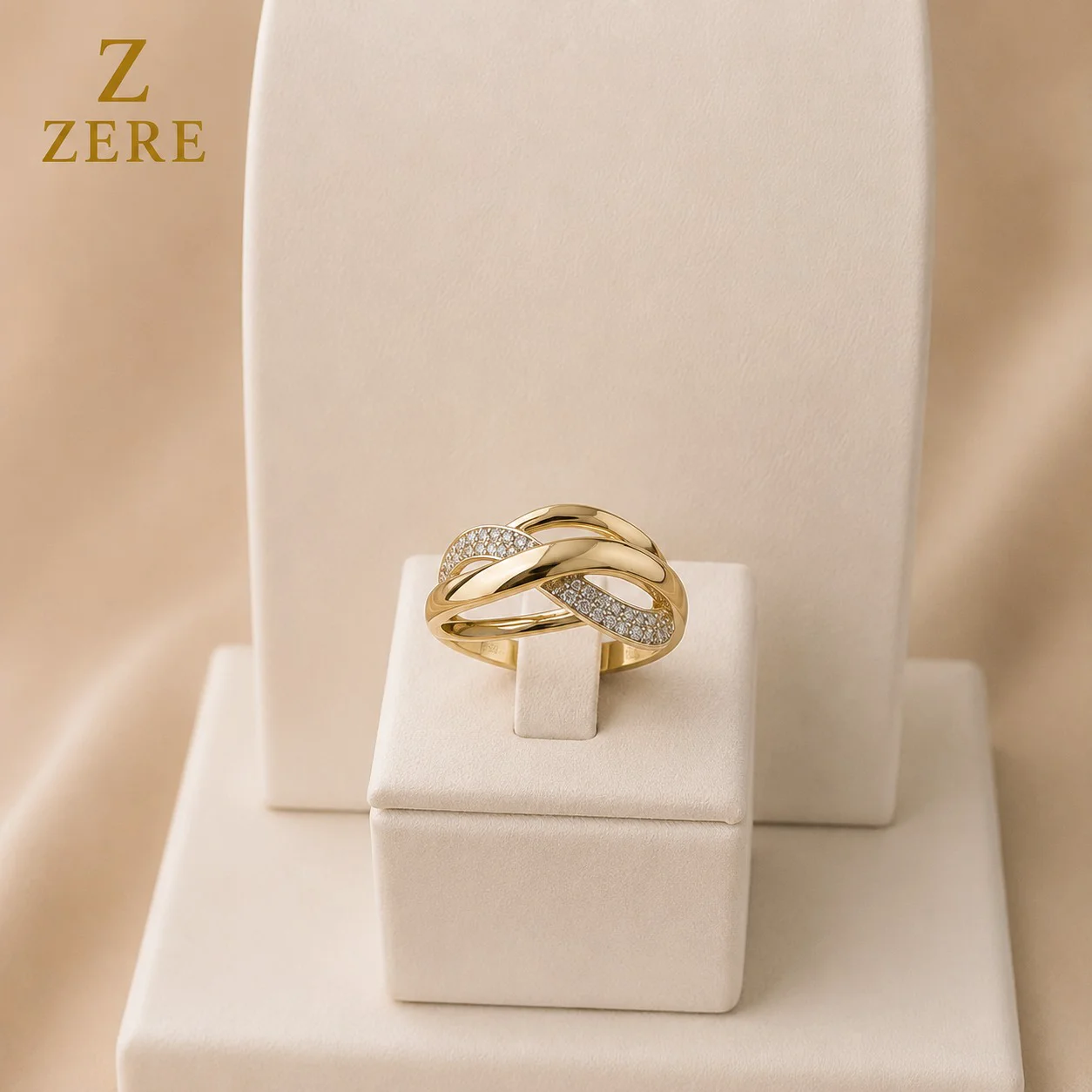 Кольцо Zere ZR260713 жёлтое золото 2.61гр 17.5р - ForteMarket Кольцо Zere ZR260713 жёлтое золото 2.61гр 17.5р купить,212130