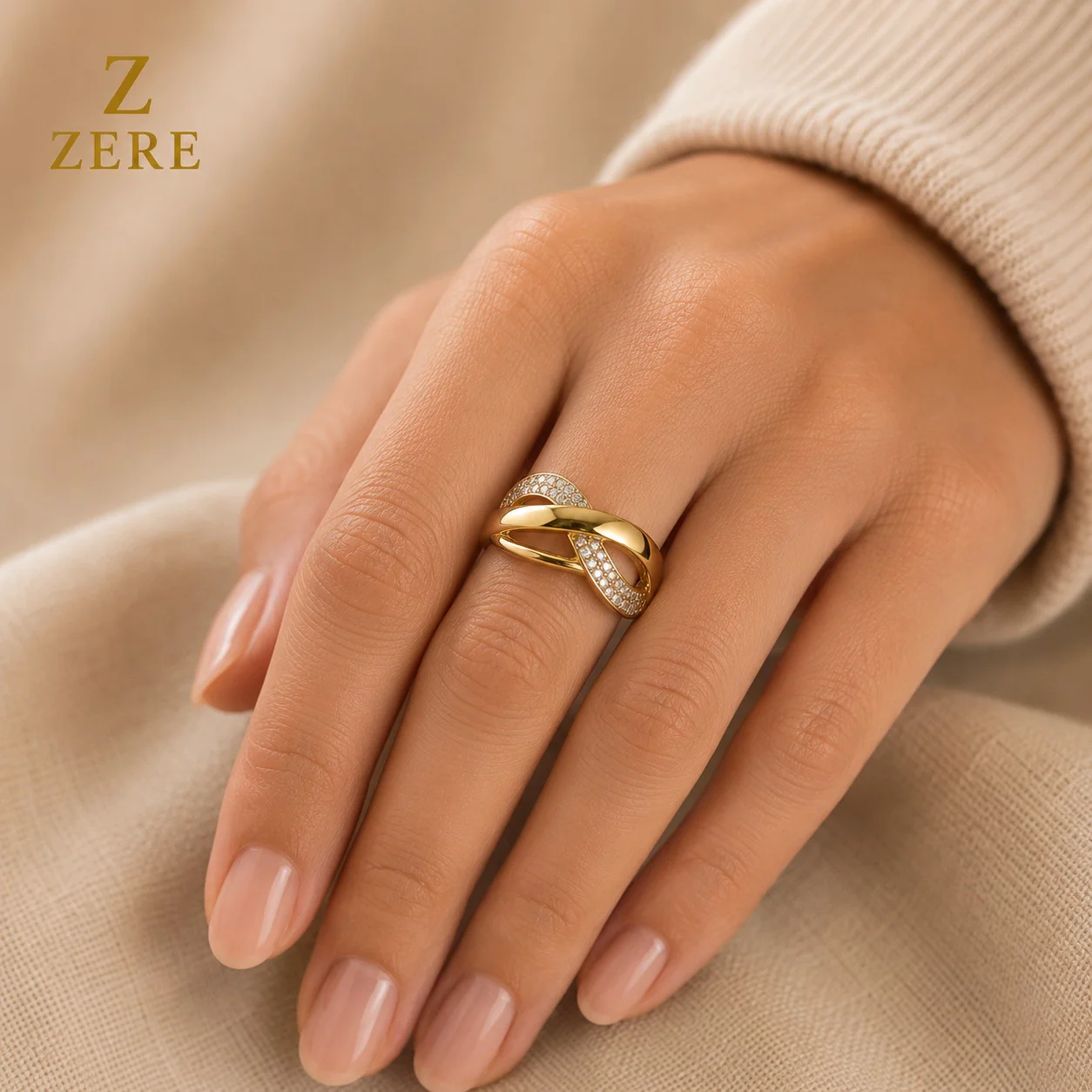 Кольцо Zere ZR260713 жёлтое золото 2.61гр 17.5р - ForteMarket Кольцо Zere ZR260713 жёлтое золото 2.61гр 17.5р купить,212130
