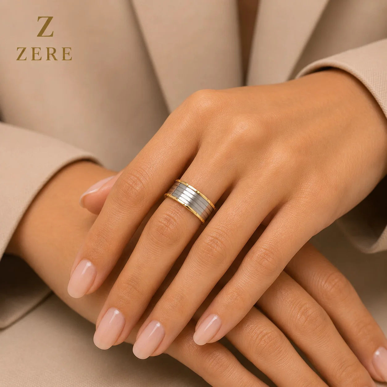 Кольцо Zere ZR260707 жёлтое золото 2.81гр 17.5р  купить,231850