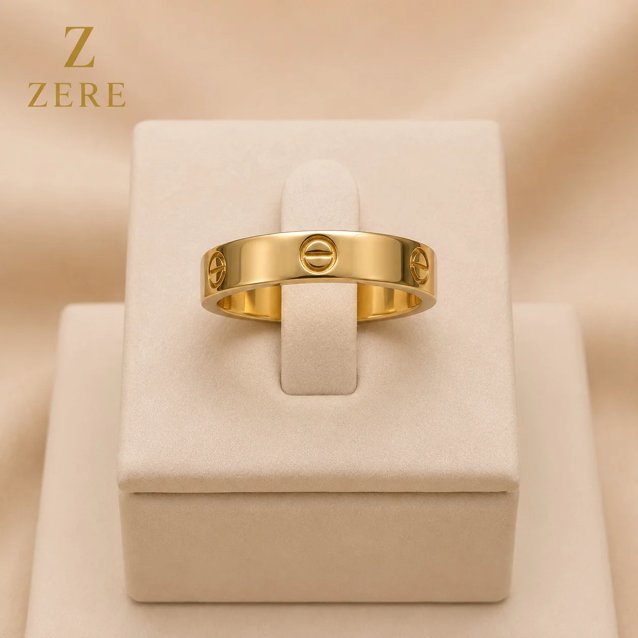 Кольцо Zere ZR260708 жёлтое золото 2.5гр 18.5р  купить,203000