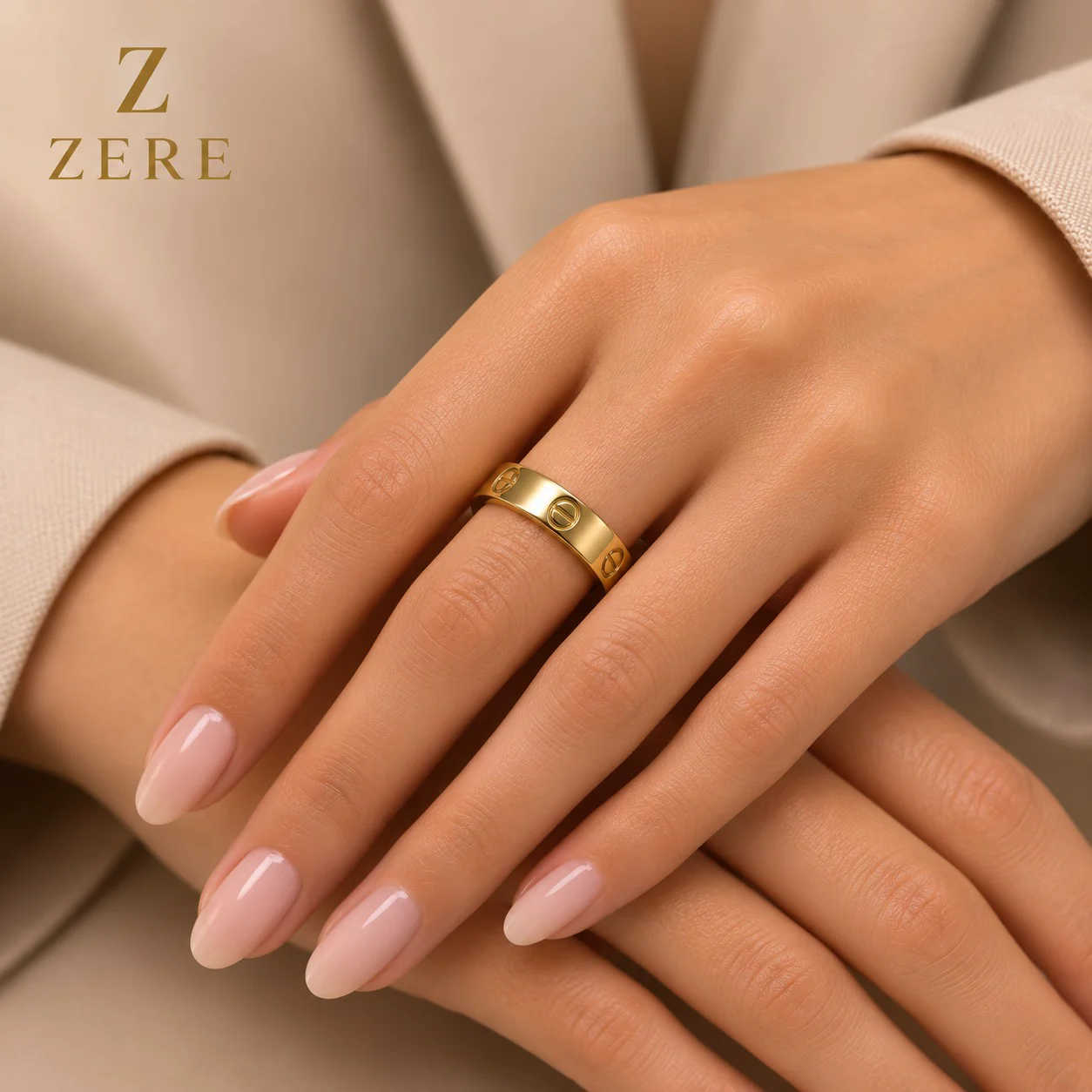 Кольцо Zere ZR260708 жёлтое золото 2.5гр 18.5р  купить,203000