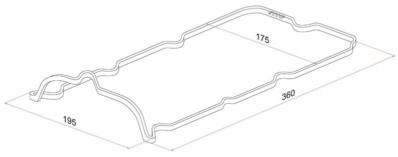 SAT прокладка клапанной крышки K13270-31U00