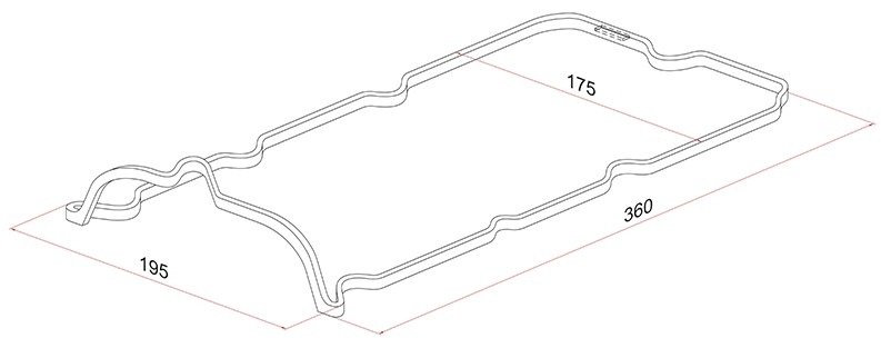 SAT прокладка клапанной крышки K13270-31U00