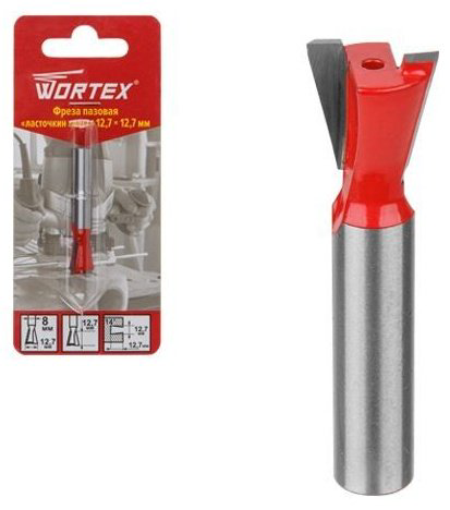 Фреза WORTEX пазовая (0318100) 12.7 мм 1 шт купить,NaN