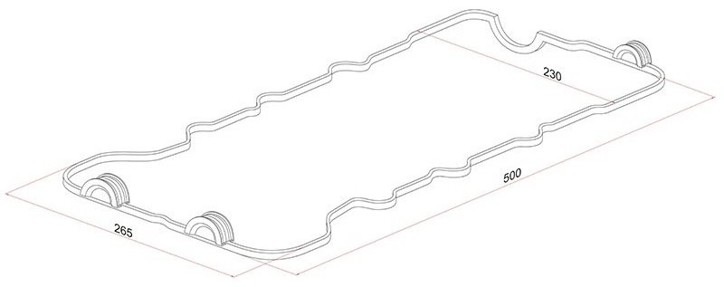 SAT прокладка клапанной крышки K13270-53J05