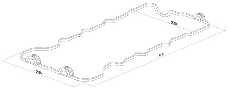 SAT прокладка клапанной крышки K13270-53J05