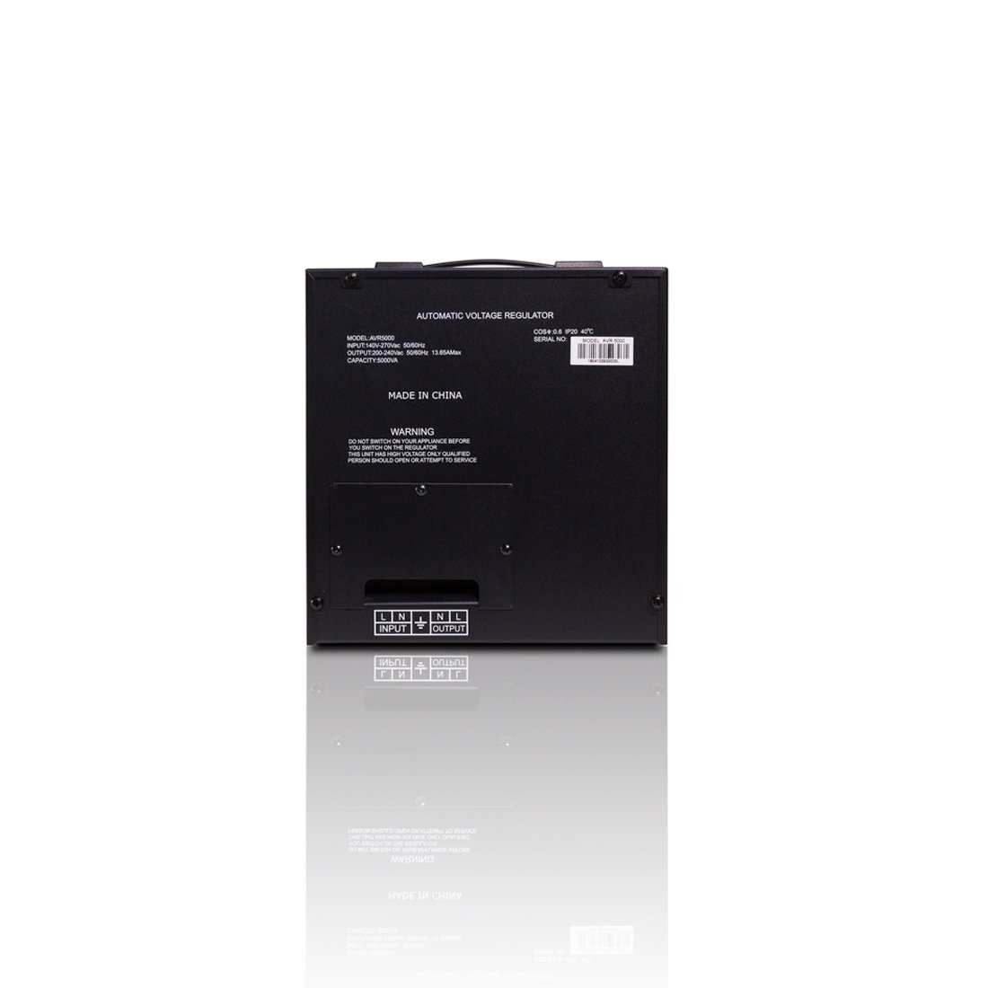 Стабилизатор SVC AVR-5000 черный купить,0