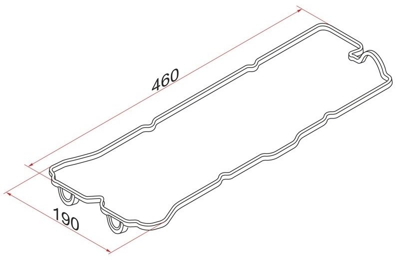 SAT прокладка клапанной крышки K13270-73C10