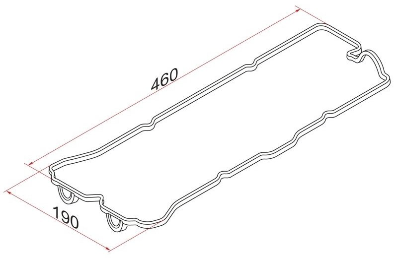SAT прокладка клапанной крышки K13270-73C10