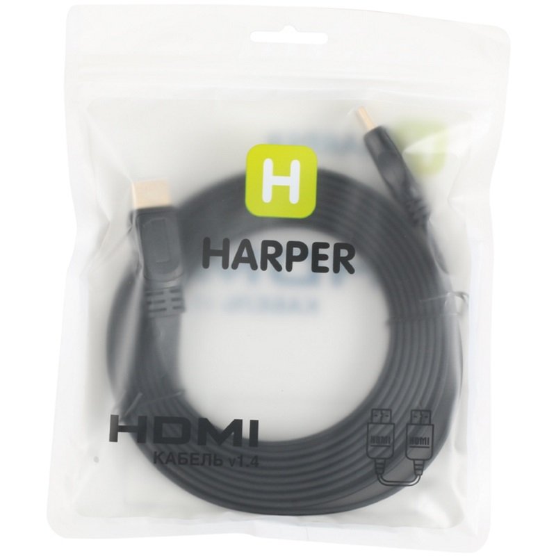 Кабель Harper DCHM-443 HDMI-HDMI 3м черный купить,NaN