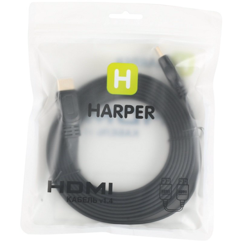 Кабель Harper DCHM-443 HDMI-HDMI 3м черный купить,NaN