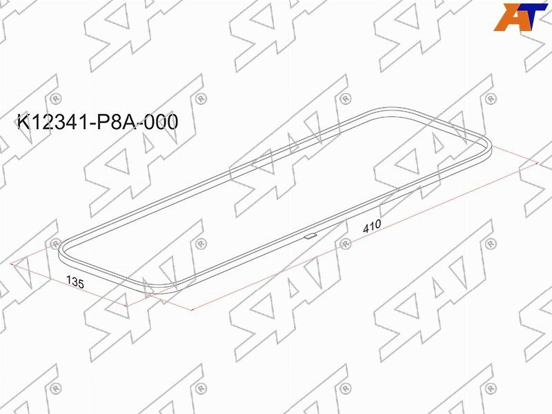 SAT прокладка клапанной крышки 12341p8a000