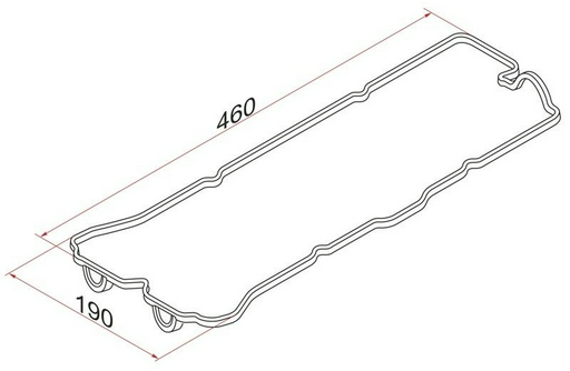 SAT прокладка клапанной крышки K13270-73C10