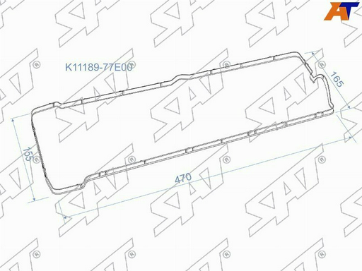 SAT прокладка клапанной крышки K1118977E00