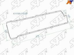 SAT прокладка клапанной крышки K1118977E00