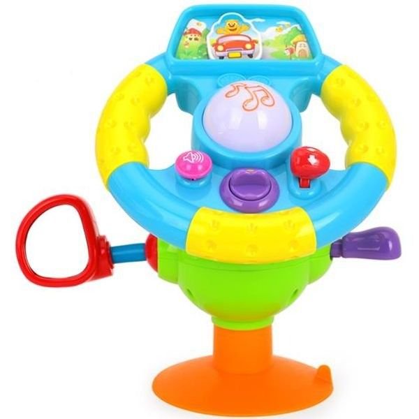 Игрушка развивающая HuiLe Музыкальный руль 916 купить,NaN