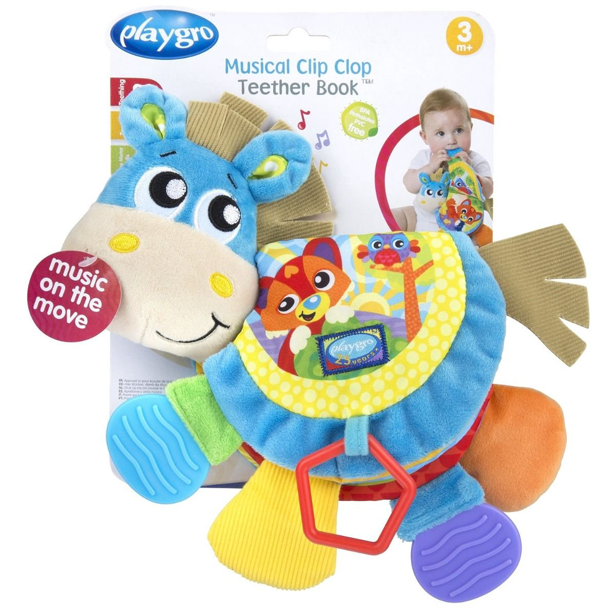 Игрушка-подвеска Playgro Ослик 0187552 купить,NaN