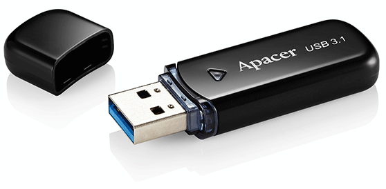 USB-флешка Apacer AH355 32Gb черная купить,0