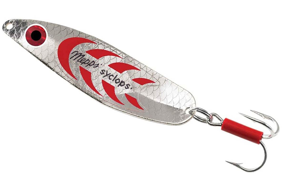 Блесна колеблещиеся Mepps Syclops №2 17гр Silver/Red купить,NaN